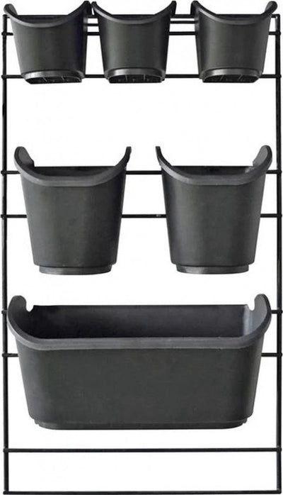 Nature - verticaal tuinieren met metalen frame - h84 x 48cm - complete set