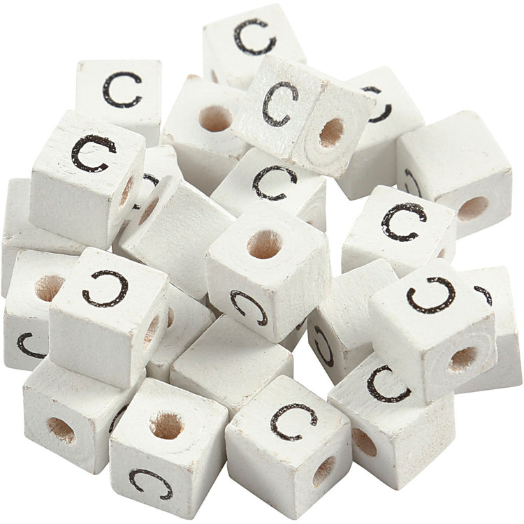 Https: www.cchobby.nl letterkralen-c-afm-8x8-mm-gatgrootte-3-mm-wit-25-stuk-1-doos