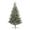 Everlands allison pine luxe kunstkerstboom blauw spar 150cm hoog groen met realistische naalden diameter 97cm