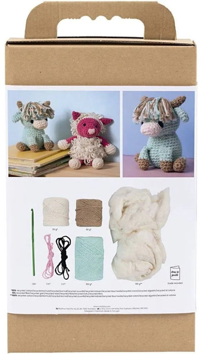 Creativ company https: www.cchobby.nl hobbyset-amigurumi-koe-beige-mint-1-doos