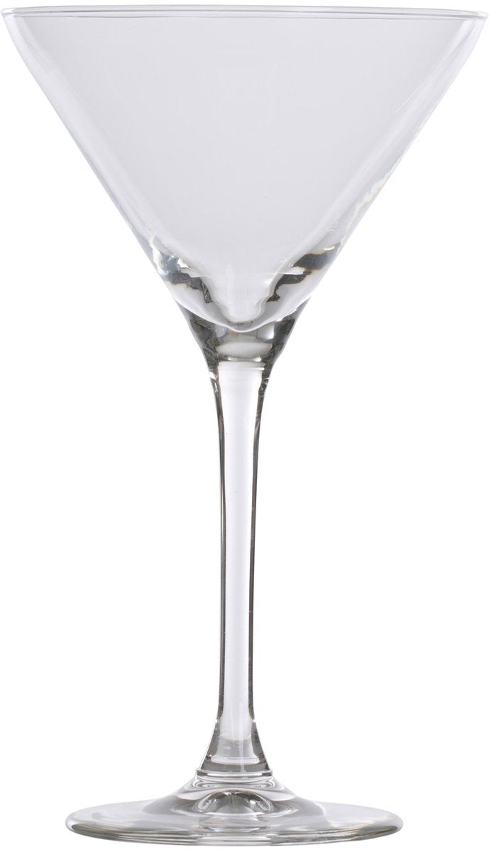 Alpina martini cocktailglazen - glas - 4x stuks - 220 ml - cocktail glazen - cocktails drinken - cocktails