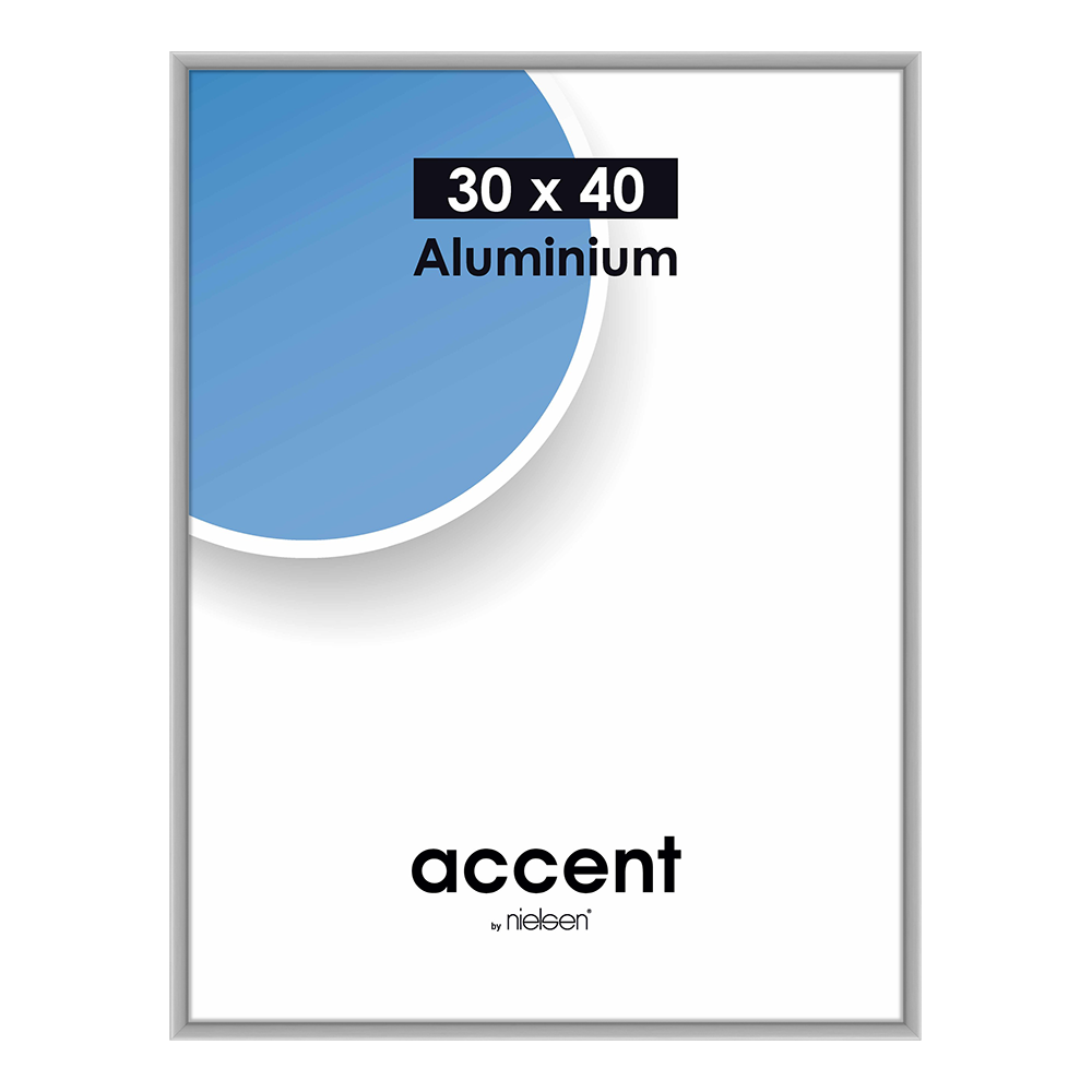 Nielsen design nielsen fotolijst 52425 accent staalgrijs 30x40 cm