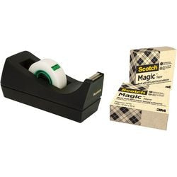 Tapedispenser c38 scotch + 3 rollen