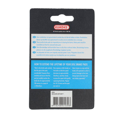Schijfremblokset Elvedes organisch Magura MT5 MT7 (1 paar)