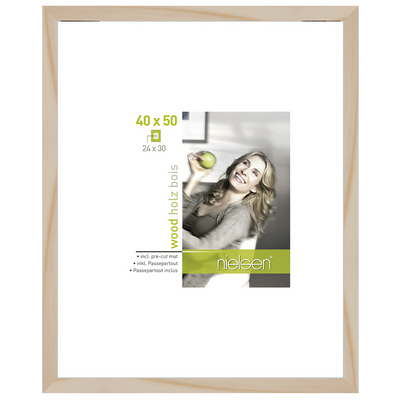 Nielsen design nielsen fotolijst 8988023 apollon naturel 40x50 24x30 cm