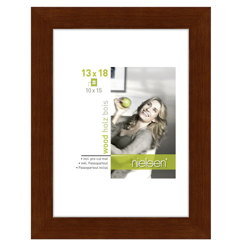 Nielsen design nielsen fotolijst 8988004 apollon wenge 13x18 10x15 cm