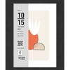 Nielsen design nielsen fotolijst 3211201 wood 19 zwart 10x15 cm