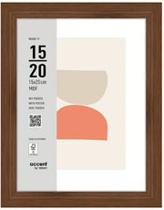 Nielsen design nielsen fotolijst 3217205 wood 19 walnut 15x20 cm - afbeelding 1
