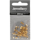 Https: www.cchobby.nl knijpkralen-tube-afm-2x2-mm-gatgrootte-1-4-mm-verguld-80-stuk-1-doos - afbeelding 2