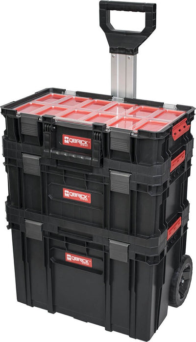 Qbrick system gereedschapswagen system two plus - set inclusief gereedschapskoffer en organizer