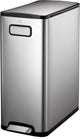 Eko - ecofly pedaalemmer 45 liter - stainless steel plastic - mat rvs - prullenbak
