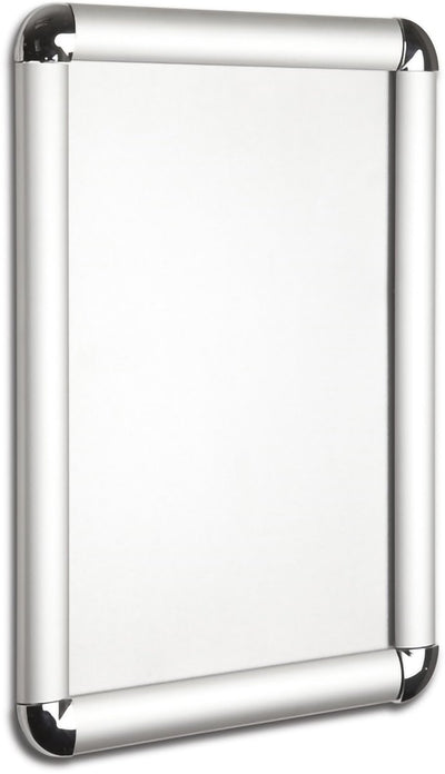 Seco kliklijst - formaat a4 - 25mm zilver - fotolijst met ronde hoeken - se-rounda4