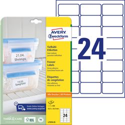 Avery zweckform vriezeretiketten avery l7970-25 600st