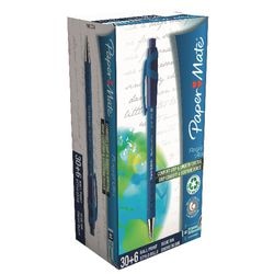 Balpen papermate flexgrip ultra medium blauw pak 36 stuks