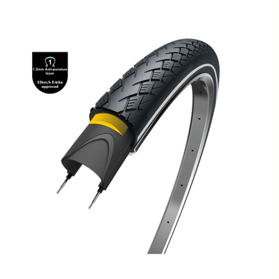 Wolff metro elite, zwart met reflectie, 28x1 1 2, etrto 40-635