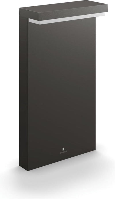 Philips led philips bustan sokkellamp voor buiten - antraciet - klein