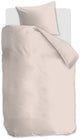 Ambiante cotton uni dekbedovertrek - eenpersoons - 140 x 200 220 cm - licht roze