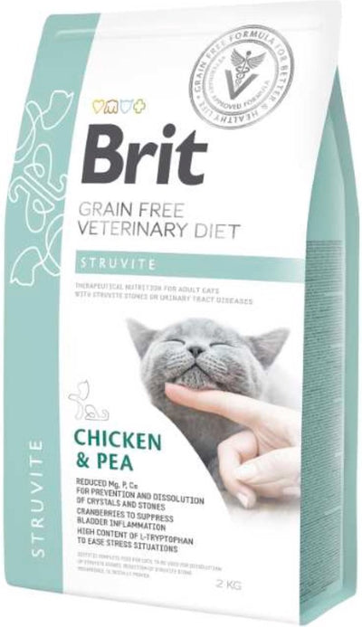 Brit veterinary diet cat - grain free - struvite - 5 kg