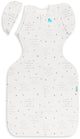 Love to dream ™ babyslaapzak swaddle up™ - inbakeren afbouwen - baby 6-9 maanden - 8.5-11 kg - zomer - 0.2 tog - wit met tekst