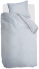 Ambiante satin uni dekbedovertrek - eenpersoons - 140 x 200 220 cm - licht blauw