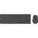 Rapoo 9700m draadloos multimode blade combo set donkergrijs qwerty us