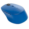 Rapoo m300 stille multimodus draadloze optische muis blauw