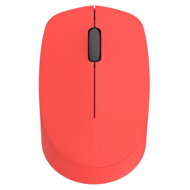Rapoo m100 silent stille multimodus draadloze optische muis rood