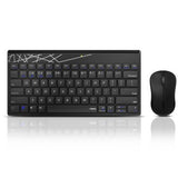 Rapoo draadloze combo set toestenbord en muis multi-mode 8000m zwart qwerty us - afbeelding 1