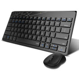 Rapoo draadloze combo set toestenbord en muis multi-mode 8000m zwart qwerty us - afbeelding 4