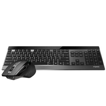 Rapoo rapoo 9900m wireless ultra-slim multi-mode-deskset ui black