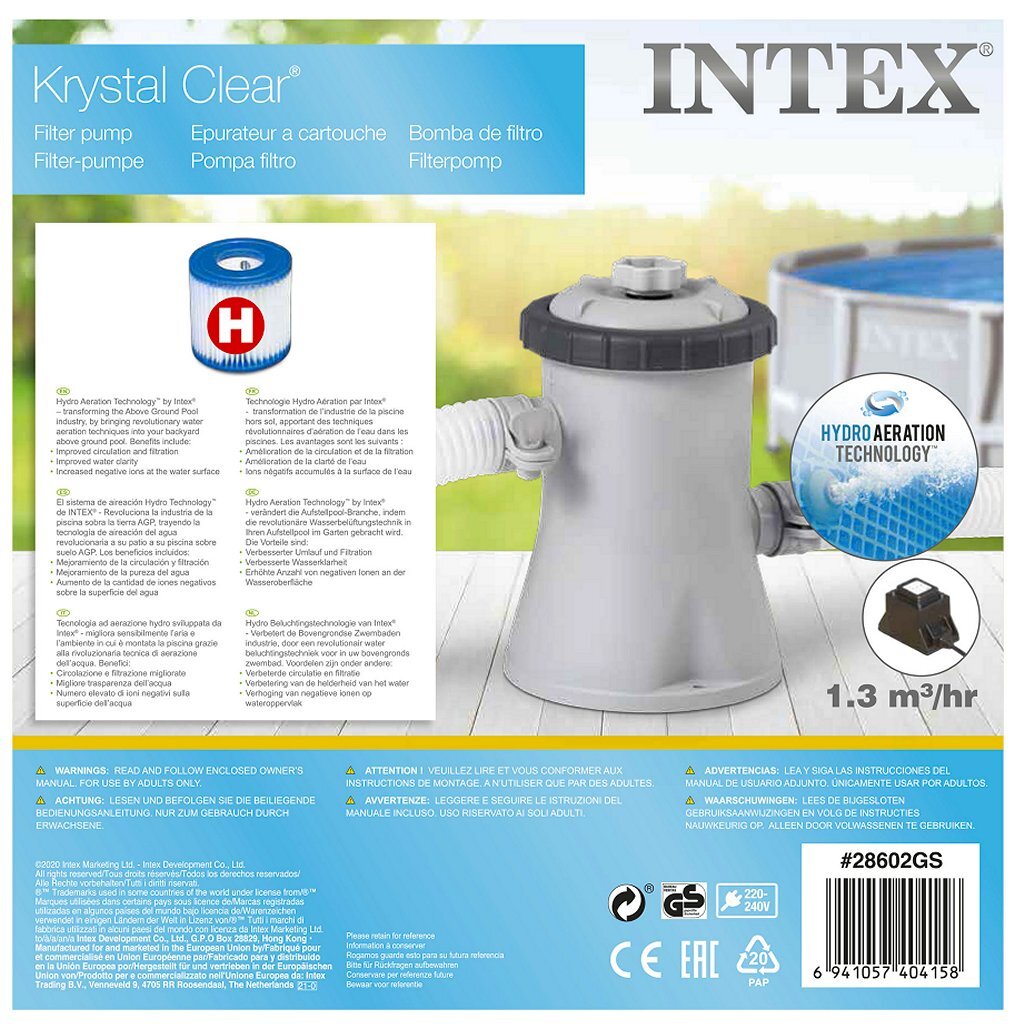 Intex Cartridge zwembadpomp zeer klein