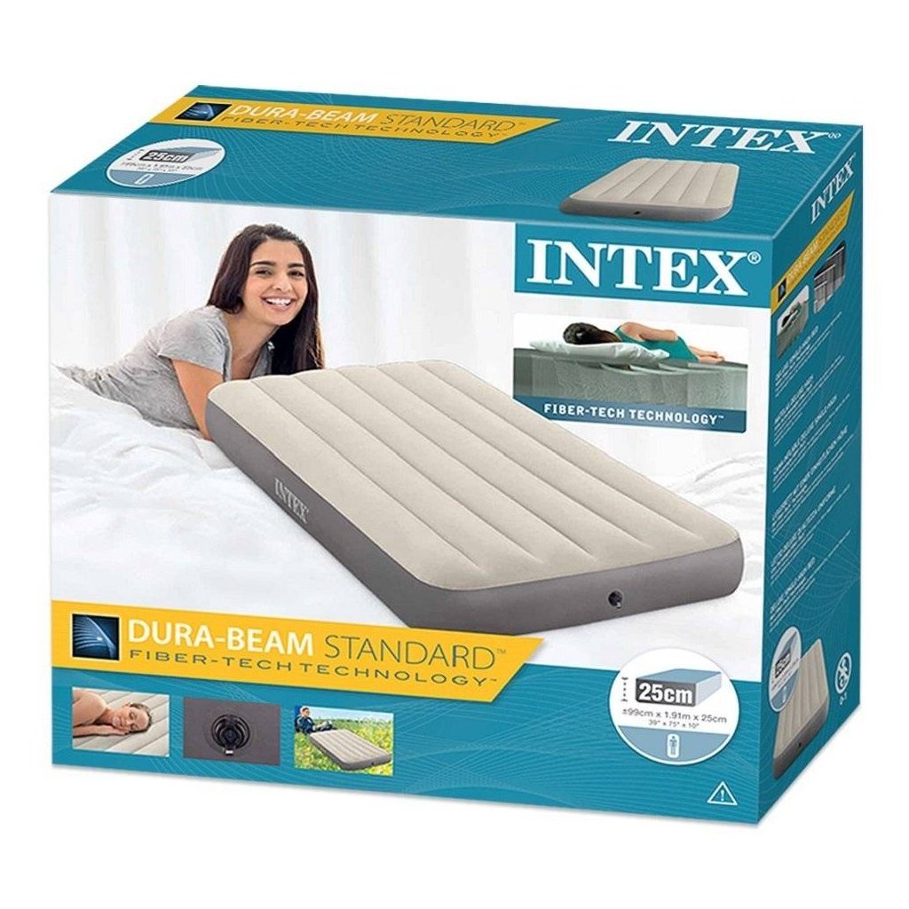 Intex Deluxe luchtbed - eenpersoons
