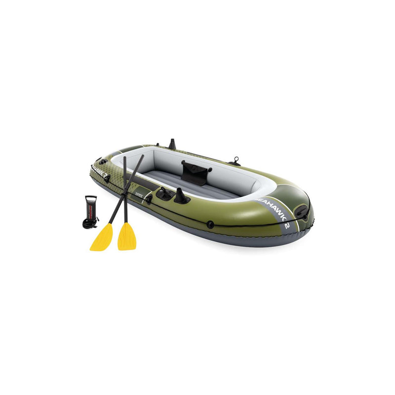 Intex seahawk 2-persoons boot set inclusief peddels en pomp 236x114x41cm