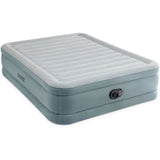 Intex 64824nd queen trend premium comfort 2-persoons luchtbed 203x152x46 cm + ingebouwde pomp grijs - afbeelding 1