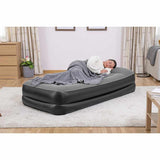 Bestway luchtbed gevlokt met ingebouwde luchtpomp 191x97x46 cm - afbeelding 1