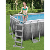 Bestway zwembadladder flowclear met 4 treden 122 cm - afbeelding 1