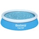 Bestway zwembad fast set opblaasbaar rond 183x51 cm blauw