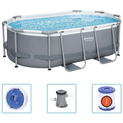 Bestway Zwembad bovengronds ovaal Steel 305x200x84 cm - afbeelding 2