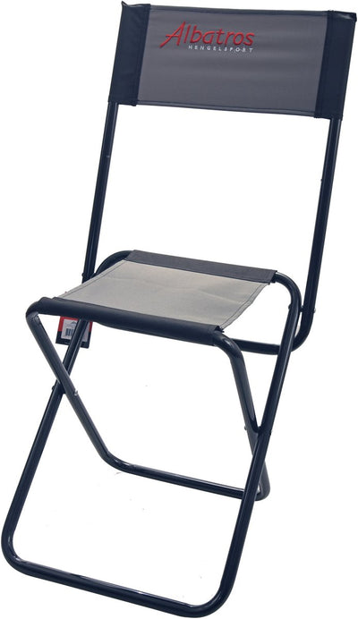 Albatros x-frame chair + backrest - stabiele stoel met rugleuning en comfortabel zitoppervlak