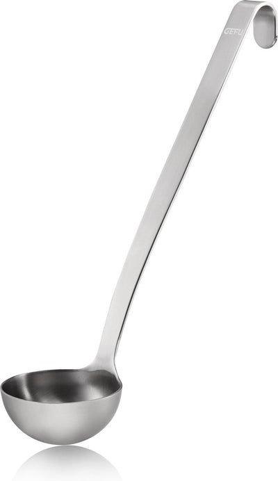 Gefu baseline soeplepel 7 cm – rvs – voor soep, saus en serveren