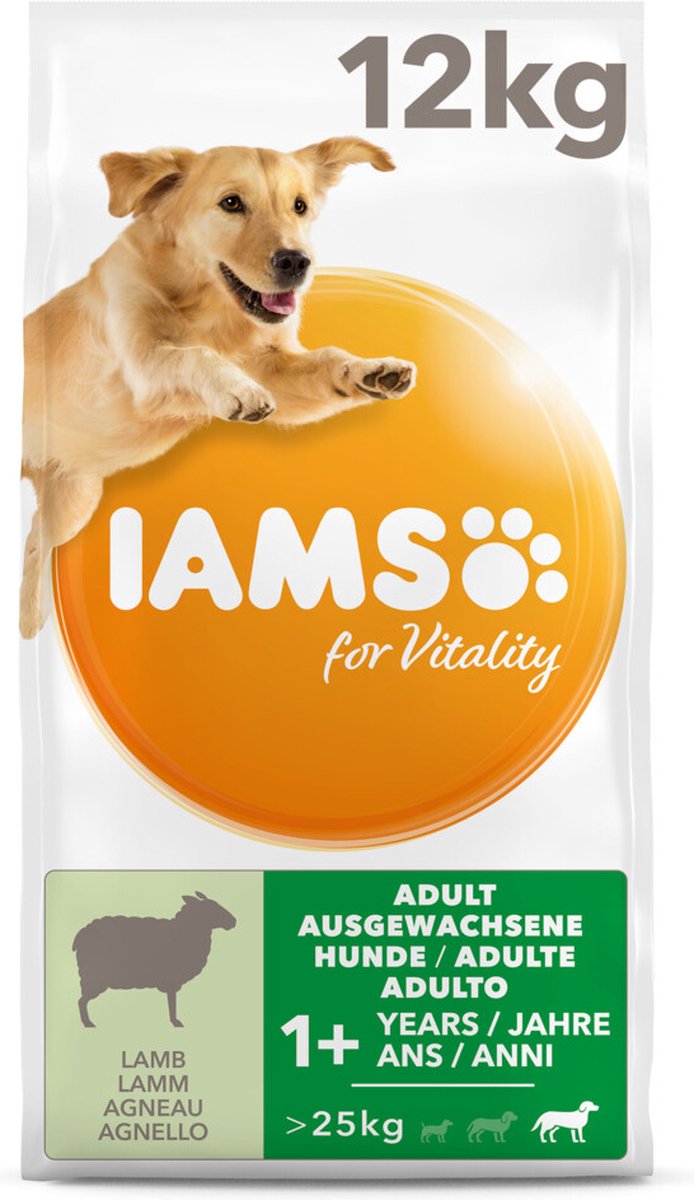 Iams dog adult large lam 12 kg