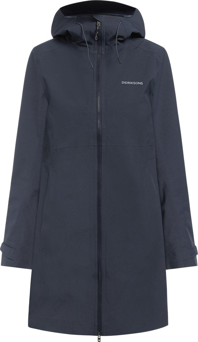 Didriksons bea wns parka 6 dames outdoorjas - dark night blue