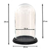 Clayre eef stolp 6gl3474 transparent 20x28 cm