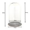 Clayre eef stolp 6gl3536 transparent 17x29 cm