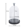 Clayre eef 6gl2544 stolp transparant 14x25 cm