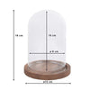 Clayre eef 6gl1944 stolp transparant 12x16 cm
