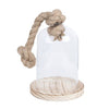 Clayre eef 6gl2220 stolp transparant 12x19 cm