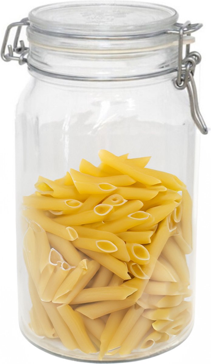 Bormioli rocco fido weckpot - 1,5 liter - glazen voorraadpot - met sluiting