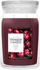 Yankee candle - black cherry large jar geurkaars - 90 branduren - twee lonten