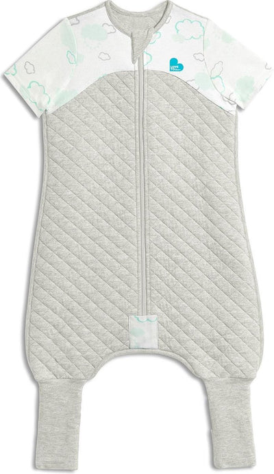 Love to dream ™ slaappak™ - pyjama en dekbed in 1 - peuter -24-36 maanden - all season - grijs wit